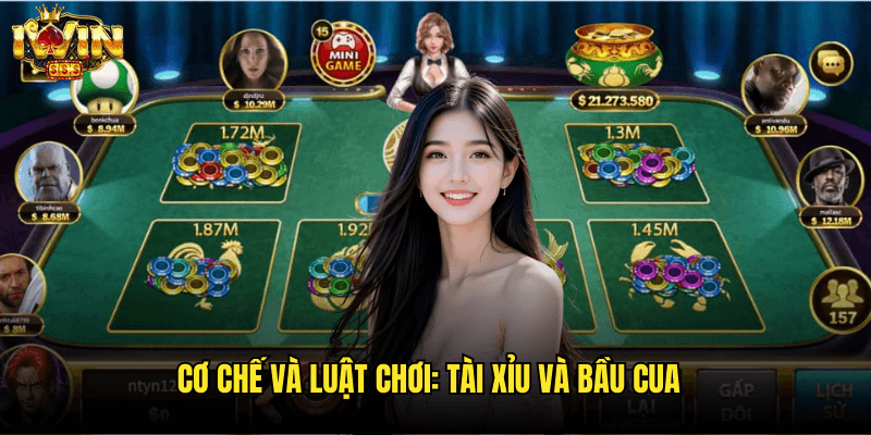 Tài Xỉu Bầu Cua Có Khác Gì? So Sánh Chi Tiết Hai Game Cược Tại Iwin 2 Cơ Chế Và Luật Chơi: Tài Xỉu Và Bầu Cua